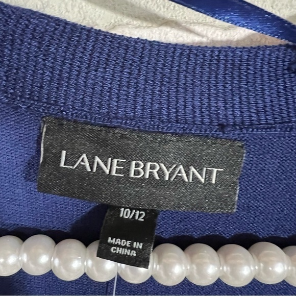 Lane Bryant NWT Navy Open Front Cardigan Sweater Size 10/12 - Picture 8 of 10